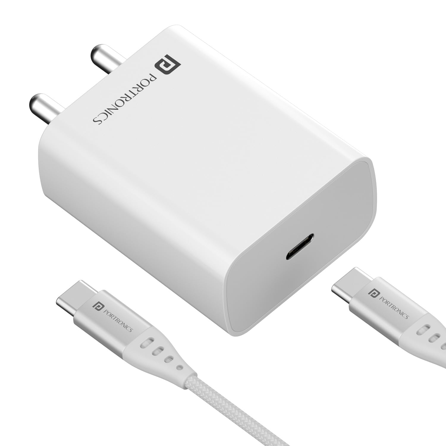 Portronics Adapto 25 Pro 25W Fast Charging Type C Adapter with Type C Charging Cable,PPS Protection,for iPhone 15/14/13/12/11 & Pro Max Series,Samsung S24/S23/S22/S20/S21/S21 Other Type C Devices (B0DF39DCYC) Amazon Price History, Amazon Price Tracker