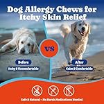 Dog Allergy Relief Chews – 180 Soft Chews, Duck & Pear Flavor - Immune Support & Itch Relief with Colostrum, Astragalus Root, 6-Strain Gut Health Blend - Image 4