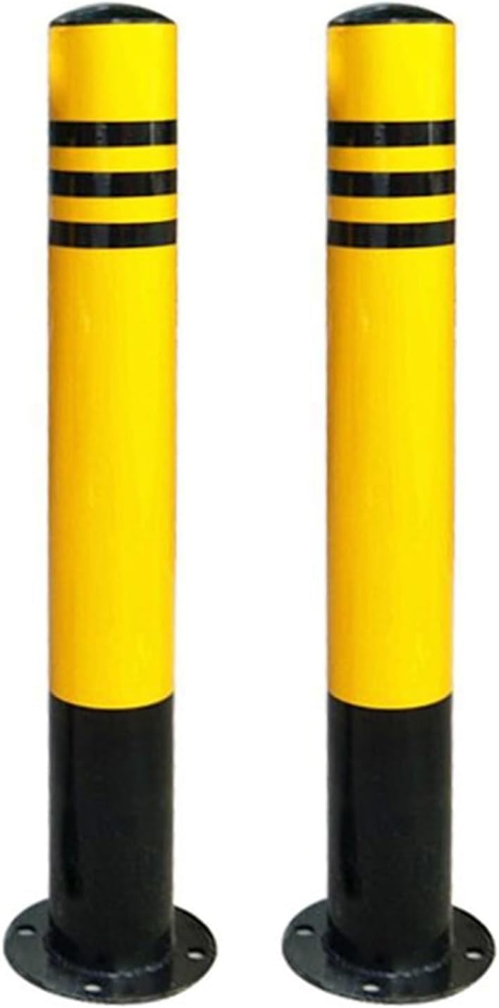 Parking Post Construction Cone Street Stanchion Floor Mount Traffic Delineator Post Cone Parking Bollards, Metal Detachable Commercial Caution Cones Warning Posts Drivewa,2 Pa,2 Pack 70cm/27.5in
