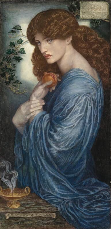 Toile Proserpine de Dante Gabriel Rossetti pour raviver un mur blanc avec élégance
