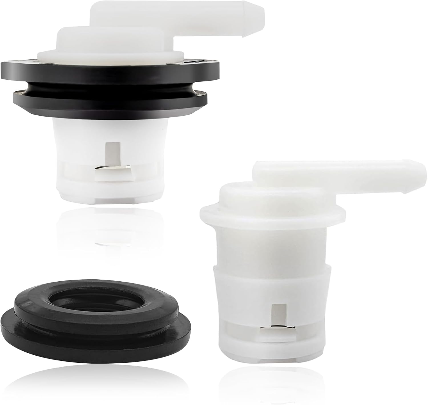 2PCS Fuel Tank Vent Valve, Gas Tank Vent Rollover Valve with Grommet Seal Kit 5360058 for Jeep Cherokee XJ Wagoneer, Comanche MJ, Grand Cherokee ZJ, Wrangler YJ