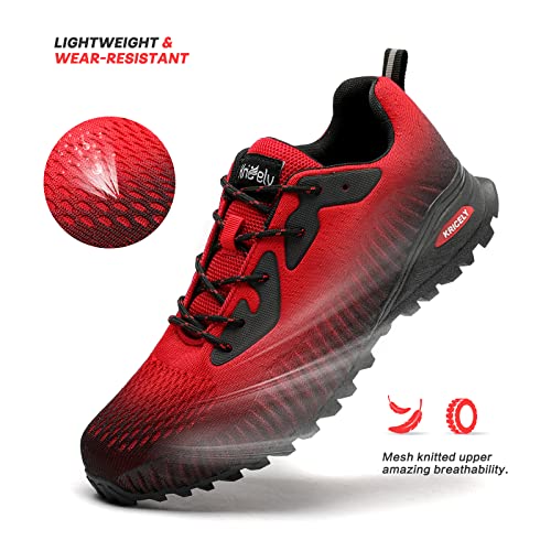 Image of Kricely Mens Walking Running Shoes Lightweight Men's Fashion Sneakers Athletic Tennis Sneaker for Men Cross Training Shoe Outdoor Footwear