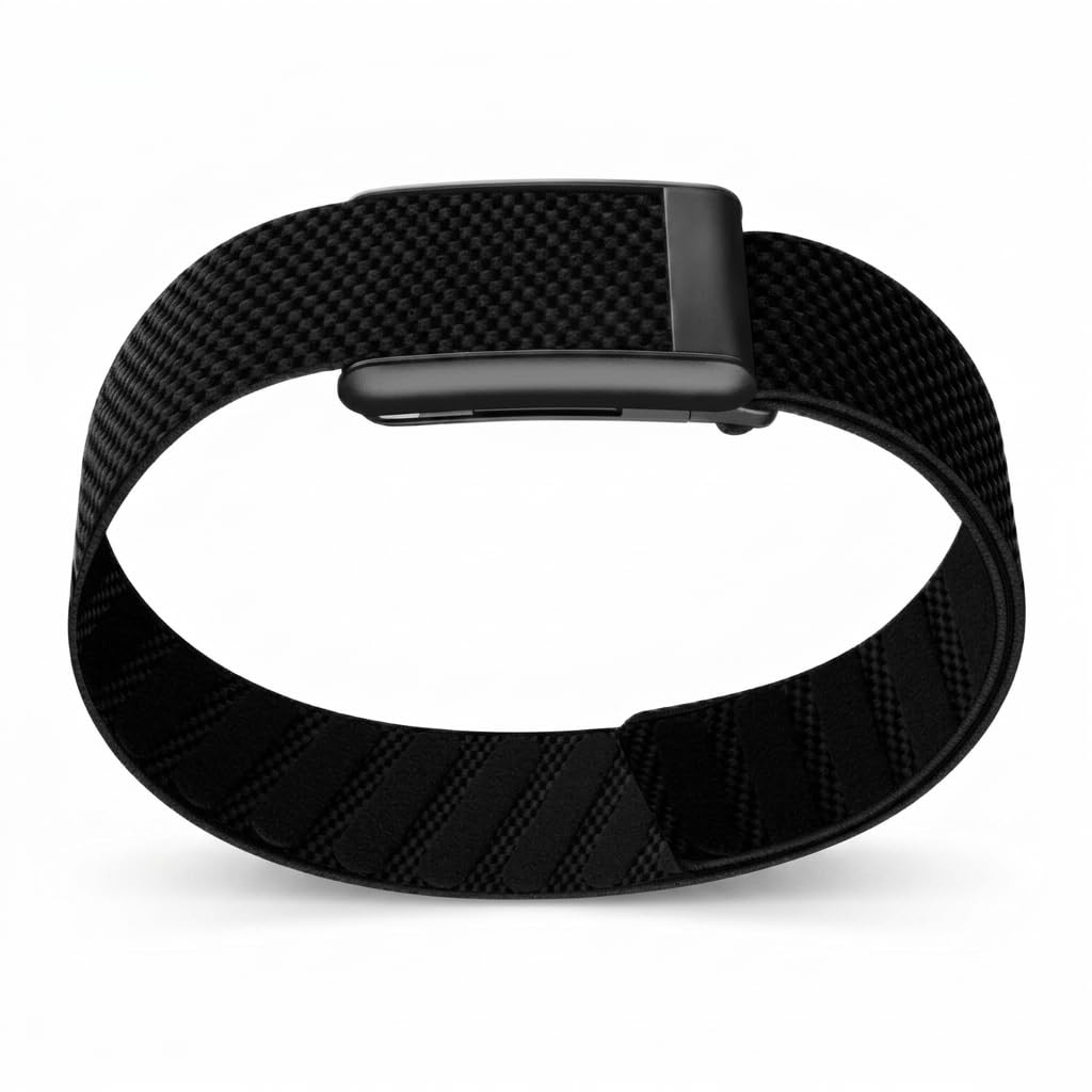 RUOVANL Bicep Band Compatible with WHOOP 5.0, One, Peak and Life, Black