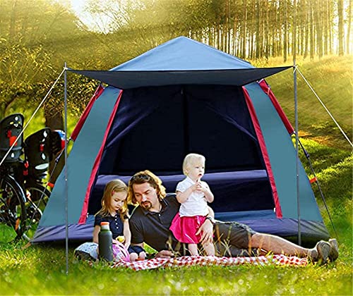 Tente de camping automatique type navire structure pliante monocouche pour 3 à 4 personnes