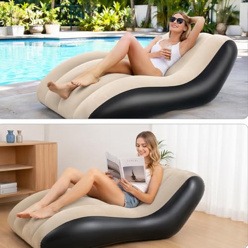Surface de canapé floquée pour salon et couchage d'appoint pliable - 6
