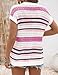 Ivicoer Spring Tops for Women Crochet Tops Tshirt Short Sleeve Sweater Crew Neck Cute Beach Vacation Daily Wear