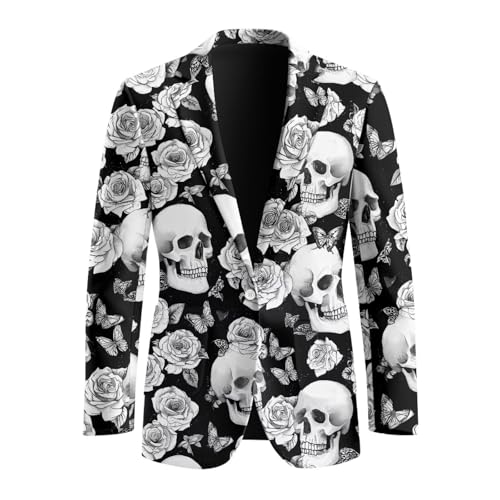 Men's Casual Blazer One Button Lightweight Sport Coats Suit Jacket for Party, Banquet, Prom S-5XL4