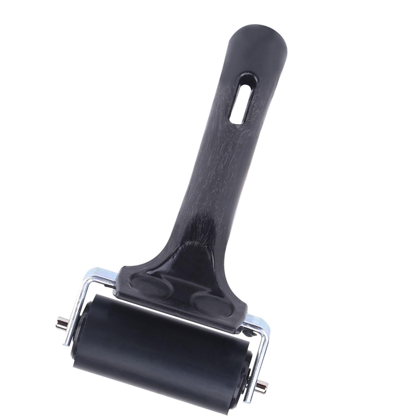 Quality Rubber Brayer Roller with Nonslip Handle for Art and Craft - Ink Applicator and Paint Brush for Oil Painting and Stamping Projects