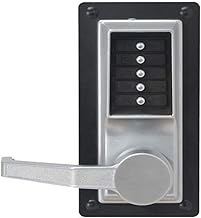 Kaba Access Control LR1011-26D RH 1011 Lever Lock, 26D, Dull Chrome