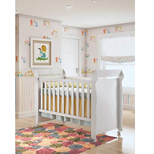 Berço Minicama Mirelle Branco