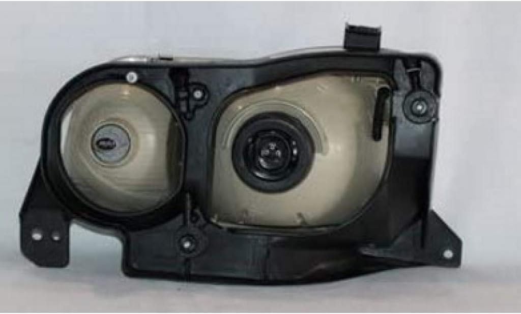 CarLights360 For Chevy Tracker Headlight 1999-2004 Driver Side Bulbs Included GM2518140 - Replaces 91174687