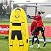 FORZA Pro Soccer Air Mannequin (Junior & Senior) | Inflatable Soccer Free Kick Training Dummies | Pack of 1, 3 or 5 Soccer Dummy Wall | Optional Carry Bag (No Carry Bag, Senior Pack of 5)