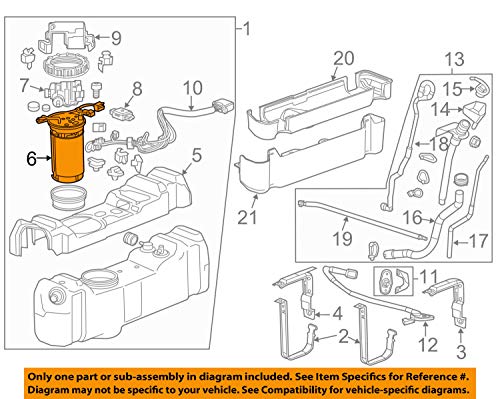 Special Coverage - Diesel Emission Fluid Tank Reservoir - 2013-2015 Chevrolet & GMC 9 General Motors 23379348 - Reservoir