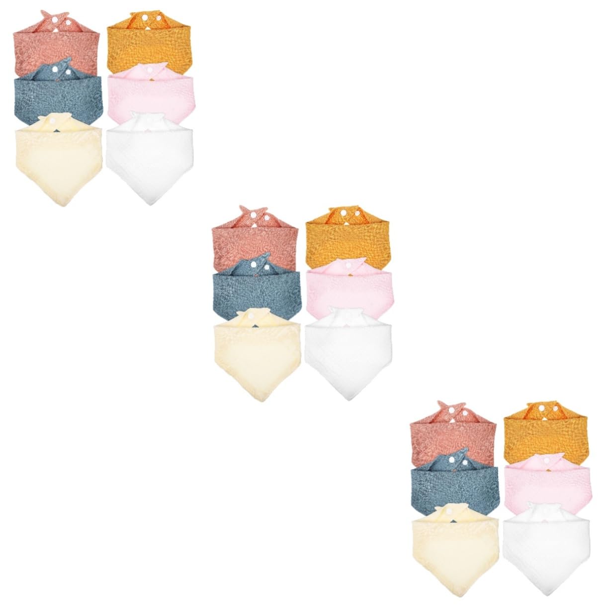 ibasenice 18 Piezas De Tela De Protección Para Bebés Baberos De Alimentación Para Bebés Babero Triangular Para Bebé Baberos Babeantes Para Bebés Baberos Para Babas De Bebé Babero De