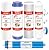 Jacar 5-stage Reverse Osmosis Water Filter Replacement Set with 50 GPD RO Membrane, Under Sink RO Water Filter System Kit Compatible with Most 10" Water Filtration System Universal (SET FILTER 50 GPD)