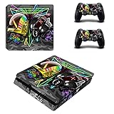 SERVICIO POSTVENTA DE CONFIANZA: Para PS4 Slim, la piel se encuentra con problemas en el uso, puede obtener una respuesta de 24 horas y una solución de servicio al cliente. Muchos más accesorios de juegos y diseños de pegatinas en nuestra tienda, ¡Bienvenido a nuestra tienda!
