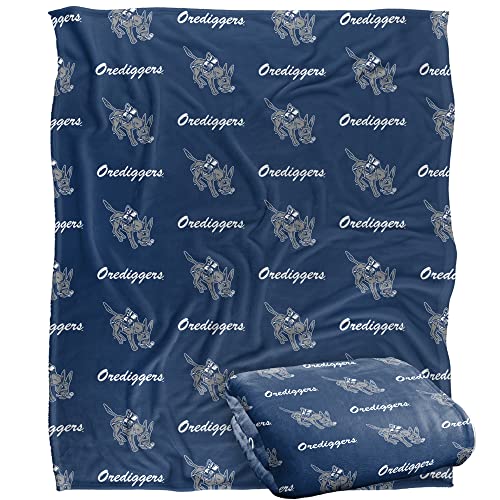 Colorado School of Mines Blanket, 60"x80" Logo Pattern Silky Touch Super Soft Throw Blanket