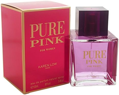 Karen Low Pure Pink Eau De Parfum Spray for Women, 3.4 Ounce
