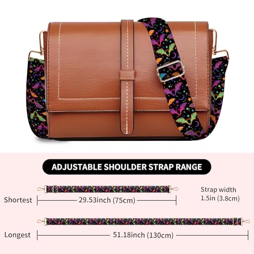Image of Wide Purse Strap Replacement Crossbody, Funny Shoulder Strap Adjustable, Cute Bag Strap for Women Guitar Purses