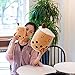 VHYHCY Cute Stuffed Boba Plush Bubble Tea Food Milk Cup Plushie Pillow , Soft Kawaii Hugging Plush Toys Gifts for Kids(Brown, 9.4 inch)