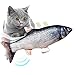 JugueteEléctrico Para Gatos de Peces en Movimiento,Peces Realistas,Juguetes para Gatos de Gato,Juguetes de Gato de Movimiento,Juguetes Interactivos de Felpa,Juguete Divertido para El ejercicio de Gato