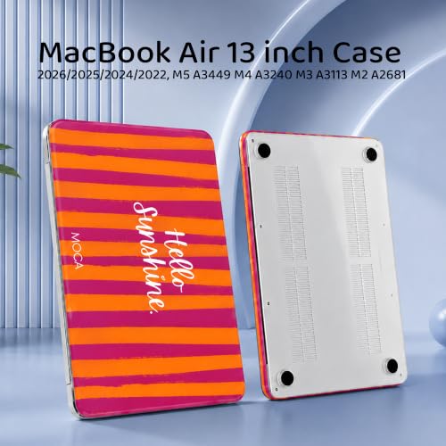 Image of MOCA Case Compatible with MacBook Air 13 inch M5 M4 M3 M2 2026-2022 Hardshell Cover for MacBook Air 13.6, A3449 A3240 A3113 A268