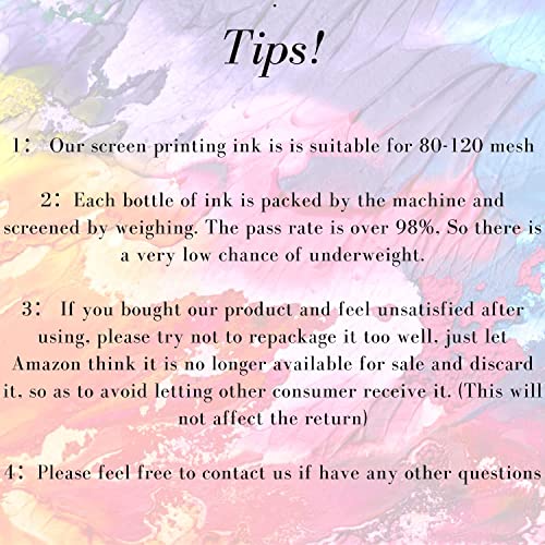 Smalltongue Fabric Screen Printing Ink, 8 Colors X 4 Fl Oz(120Ml), Chalk Paste Paint For Silk Screen, Transfer Paste For Screen Print, For Diy Home Decor, Fabric, Shirts, With Gift Packing #TOP7