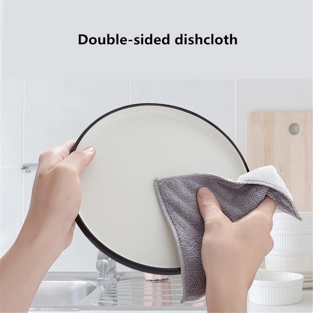 Double-Sided Microfiber Fiber Kitchen Towel HouseholdCleaning Supplies Dish Washers Cloth