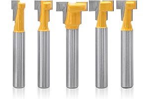 Mesee T-Track Router Bit Set: Your Go-To Precision Woodworking Solution