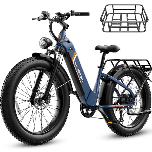 Image of Jasion Thunder Electric Bike for Adults,1800W Peak,26''x 4''Fat Tire E Bikes,80 Miles with 864Wh Removable Battery Ebike, 30+MPH Max Speed Bicycles,Hydraulic Brakes,Front Suspension