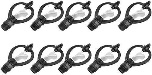 Miniatura 9 de 10 boquillas de plástico G12 pulgadas con forma de lluvia, para riego agrícola, rociador de agua para riego agrícola, rociador para plantas, riego