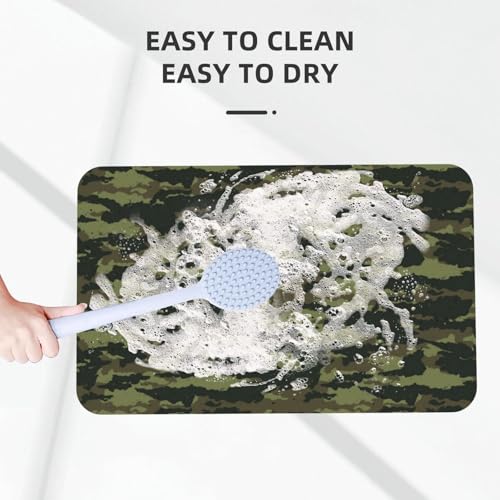 Tapis de bain super absorbant antidérapant en caoutchouc - 8