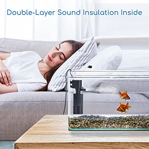 Image of Sobo Wp-3200F | Power : 25W | F.Max : 1200L /H | Upto 3.5 Feet Tank | 3 in 1 (Filtration, Oxygenation & Circulation) Aquarium Internal Filter Fully submersible