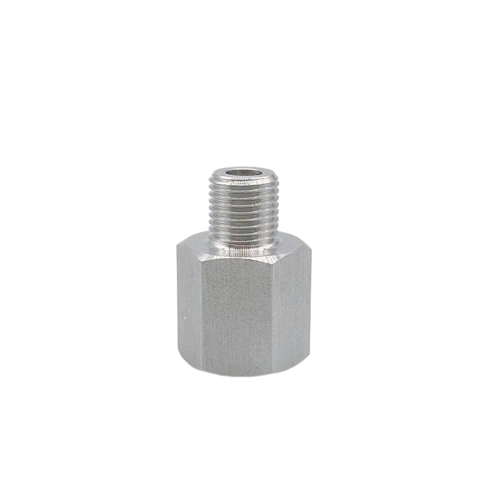 Coupling, Stainless Steel Hex Nipple,M10 M14 M16 M20 1/8" 1/4" 3/8" 1/2" Male to Female Thread 304 Stainless Steel Socket High Pressure Resistant Pipe Fitting(No9) Brass Hose