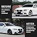 ARCHAIC Front Bumper Lip Spoiler for BMW 2011-2016 5 Series F10, Chin Air Spoiler for 520i/528i/535i/550i M Sport, Glossy Black