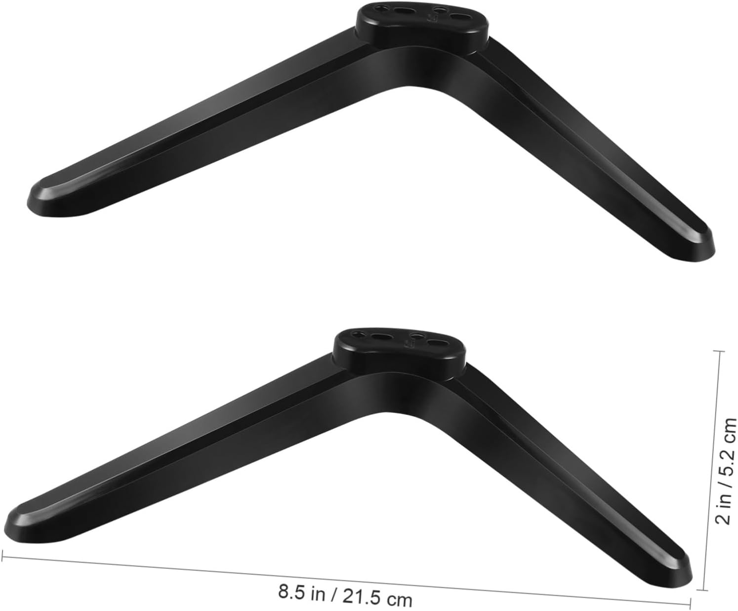 2 Pcs Tv Base Bracket Movl Tv Stand Insignia Stand Legs Riser Dishwasher Mounting Bracket Television Stands Base Replacement Pedestal Stack Plastic