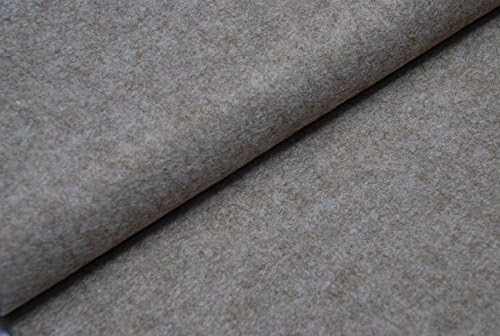 Handicraft Wool/Viscose Felt Fabric Material - Marl Fawn V10, 1/2Mtr 90cm x 50cm