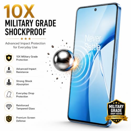 Image of ArmourPro 3D Borderless Tempered Glass for OnePlus Nord CE 4 Lite, Nord CE 4, Nord 4, Nord 3 and Nord CE 3, HD Clear Curved Edge to Edge Screen Protector, 9H Hardness, Oleophobic Coating, Case Friendly | Pack of 1