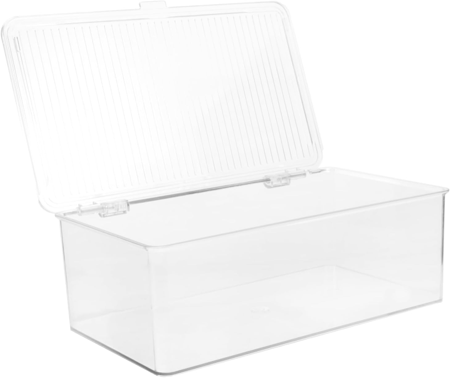 Cabilock Dustproof Storage Box with Lid Large Capacity CD DVD Organizer Waterproof Storage Container for Home and Travel