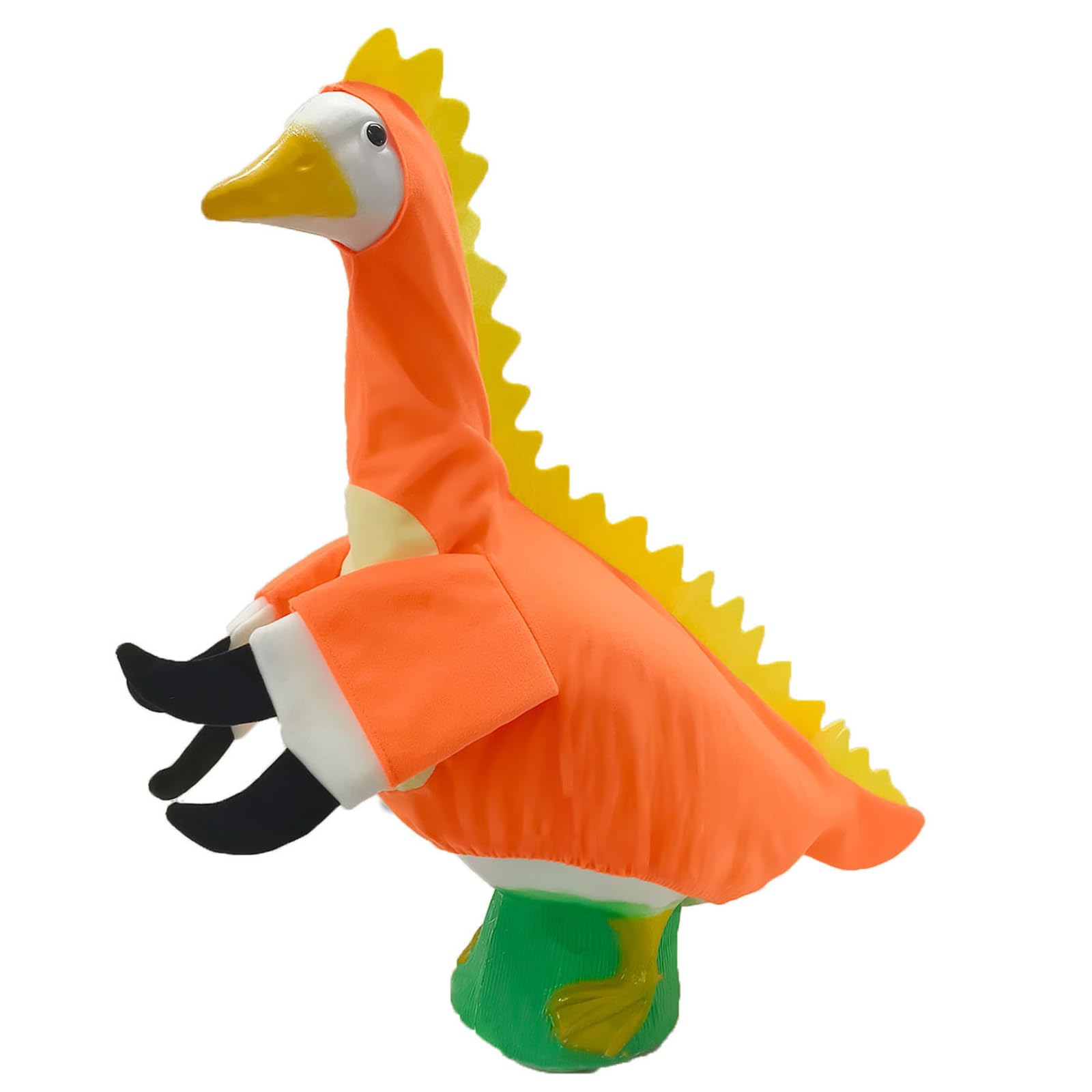 UzeEnde Goose Statue Outfit Costume - Dinosaur Design Yard Lawn Garden Porch (Orange)