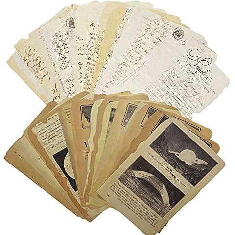 50 unidades papel scrapbooking vintage Cover