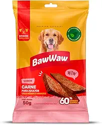 Bifinho Baw Waw para Cães Sabor Carne 50g