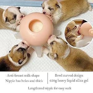 Puppy Feeder Puppy Milk Feeder Puppy Nursing Station Puppy feeders for Multiple Puppies Puppy Milk replacer Doggie Bubble Dongdong pet (L Size(Medium/Large Dog), Pink) Puppy Feeder Puppy Milk Feeder Puppy Nursing Station Puppy feeders for Multiple Puppies Puppy Milk replacer Doggie Bubble Dongdong pet (L Size(Medium/Large Dog), Pink)
