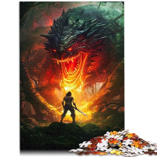 Puzzle El gusano de fuego, 1000 piezas, puzle para adultos, 26 x 38 cm, puzzle de cartón, adecuado para adultos y niños a partir de 14 años, juguetes educativos, juegos familiares