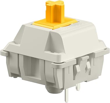 Glorious Gaming - Panda Switches 36 PCS Lubed Tactile Switches for Gaming and Typing, for MX Hotswappable Mechanical Keyboards, 3-Pin Plate Mounted