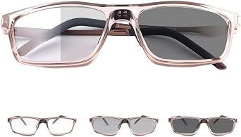 Photochromic Blue Light Blocking Glasses Tinting Transition Sunglasses UV Protection Anti Glare Computer Gaming Shade