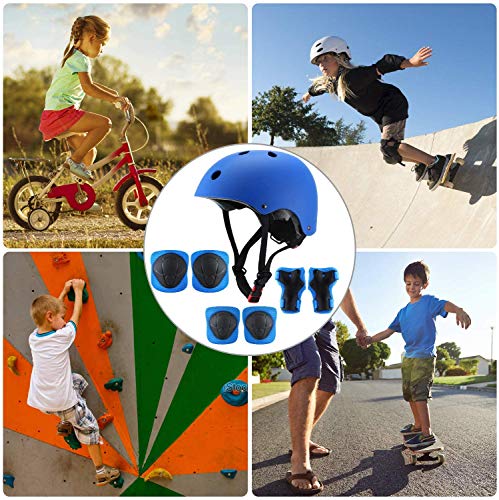 Equipo de protección para casco de ciclismo infantil con coderas ajustables 4