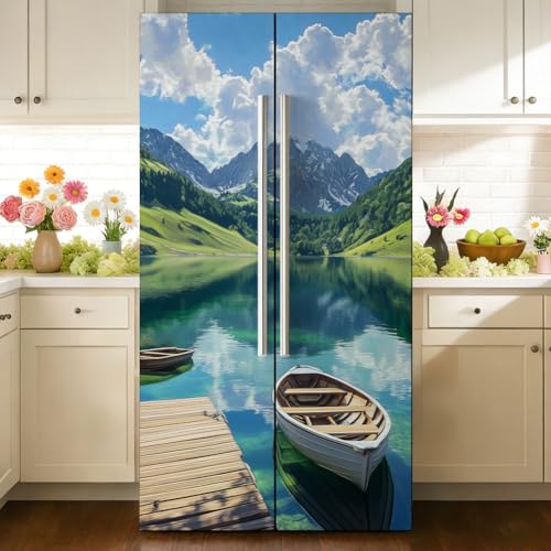 GOMAKERER �ΔȂ̏��^�{�[�g �①�Ƀ��b�v2�A���ȔS�����①�Ƀ��b�v�Z�b�g ���O���\�ȗ①�ɃX�e�b�J�[ �①�Ƀp�l���J�o�[�X�e�b�J�[ �L�b�`���o�[�����p�A16.34x78.74�C���`