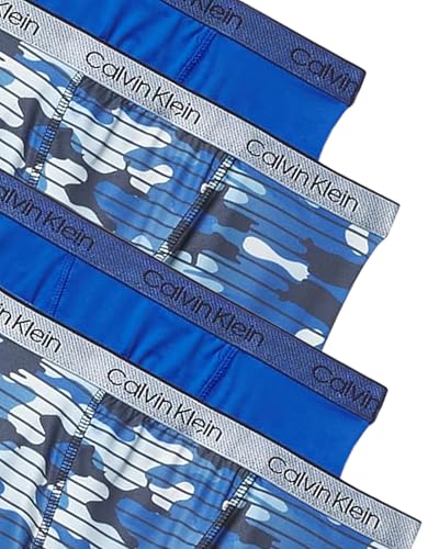 Image of Calvin Klein Kids Boys' Performance Boxer Brief Underwear 4-Pack