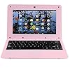 Versión 2025 10.1 pulgadas Portátil 8GB Ordenador portátil PC Quad Core Android 6.0 Mini Netbook delgado y ligero portátil reproductor de YouTube Flash (rosa)